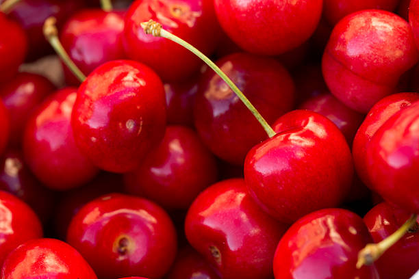 istock Close-up of fresh red cherries 478883968
