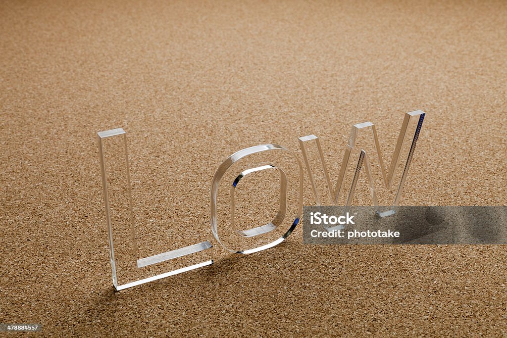 low stand text Acrylic Painting Stock Photo