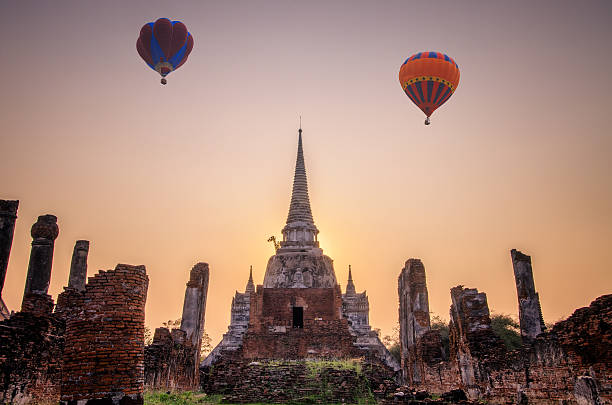 wat phrasisanpetch ich - sanphet palace stock-fotos und bilder