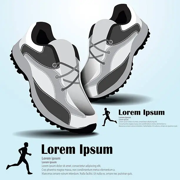 Vector illustration of Sport Shoes