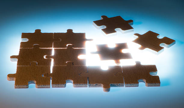istock Wooden puzzle and backlight background 478890309