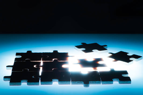 istock Wooden puzzle and backlight background 478890333
