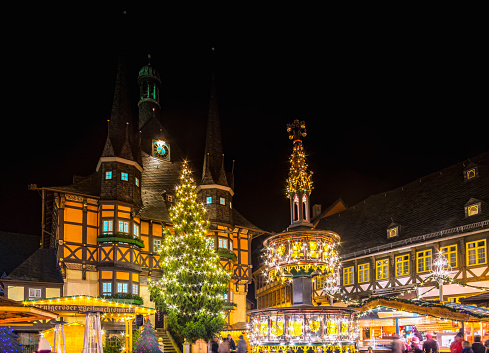 Town square and Christmas Market Wernigerode