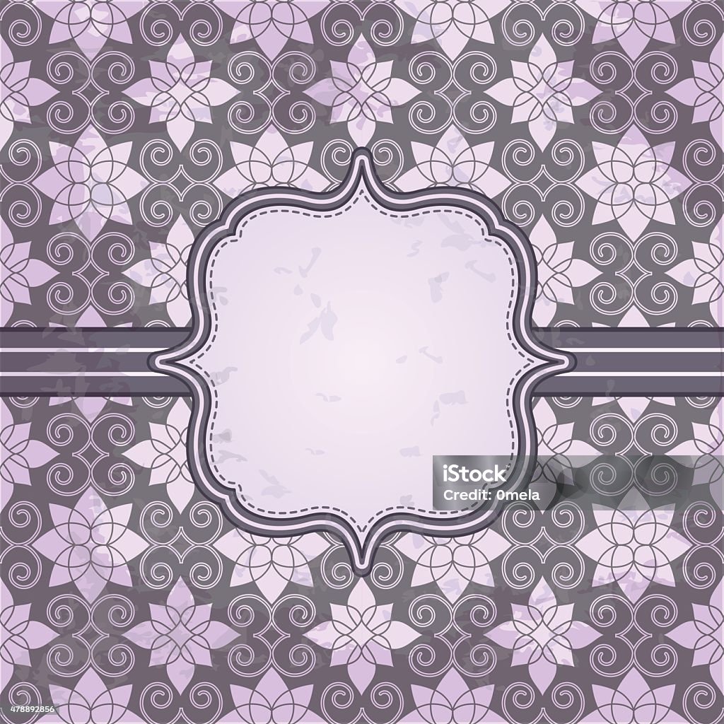 Old Pattern Frame Style Vector Vintage Pattern And Frame For Design Stock Illustration ...
