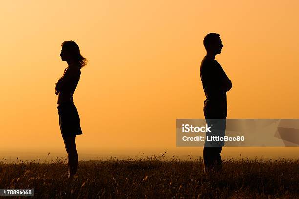 Relationship Difficulties Stock Photo - Download Image Now - Couple - Relationship, Separation, Divorce