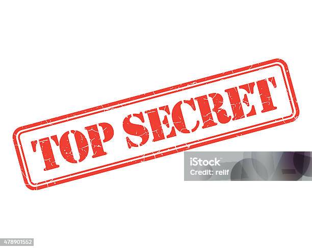 Top Secret Grunge Retro Isolated Stamp Stock Illustration - Download Image Now - Top Secret, Confidential, Rubber Stamp