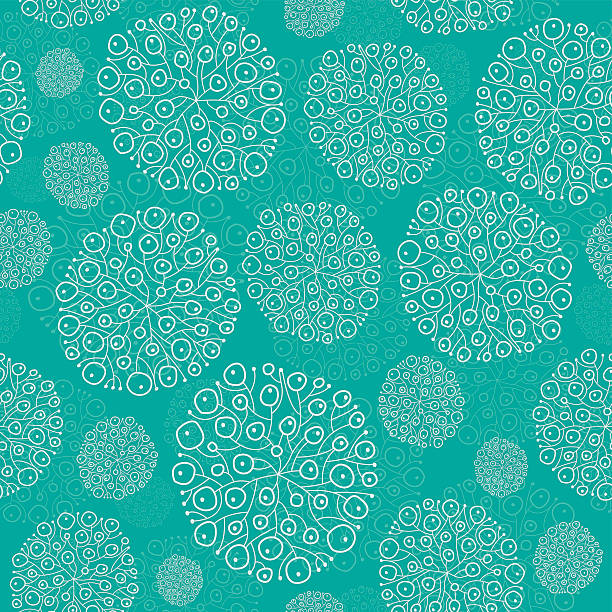 вектор абстрактный зеленый водоросли лампы текстуру бесшовный узор - seaweed seamless striped backgrounds stock illustrations