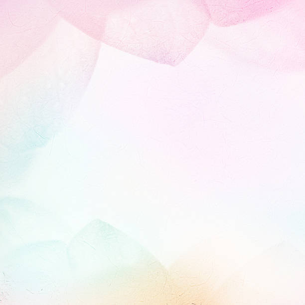 sweet couleur pétales dans un style sur la texture du papier de mûrier - water lily pink yellow photos et images de collection