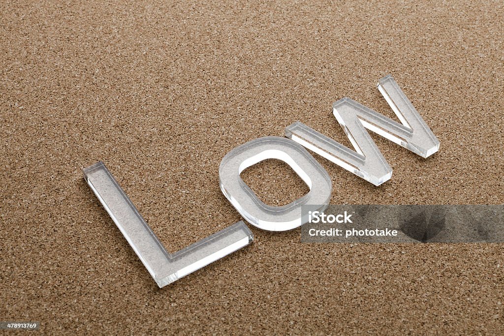 low text Acrylic Painting Stock Photo