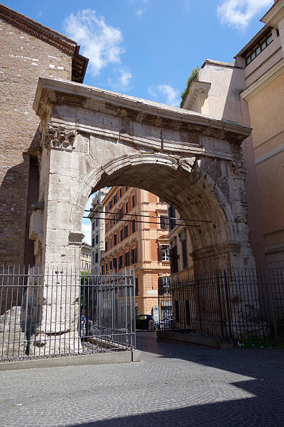 Arch of Gallienus stock photo
