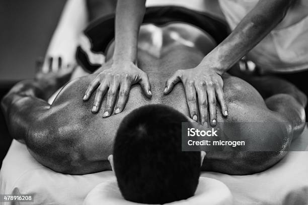 Sports Massage Shoulders Stock Photo - Download Image Now - Massaging, Sport, Massage Therapist