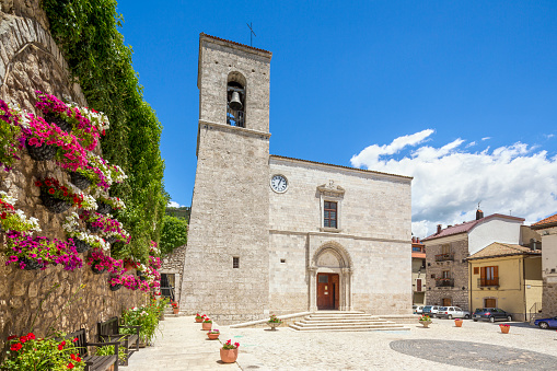 Church of San Pietro e Paolo in Pescasseroli Abruzzi Italy