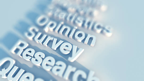 Survey and opinion stock photo