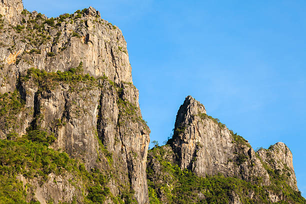 istock Rock mountain cliff and blue sky 478922294