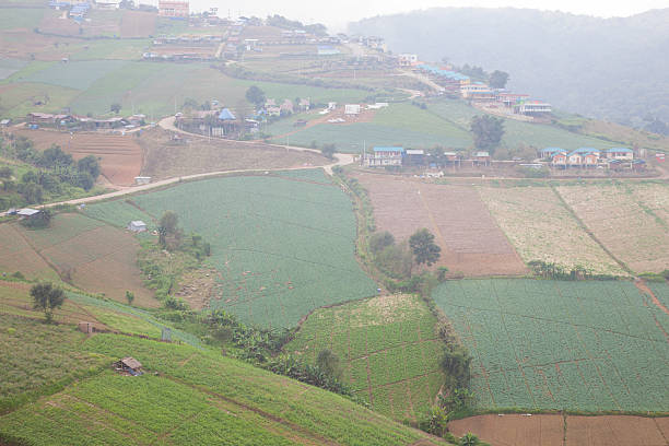 istock Agricultural lands in the mountains 478922716