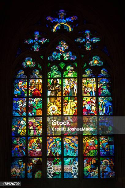 Stained Glass Window Stock Photo - Download Image Now - Arch - Architectural Feature, Architecture, Art
