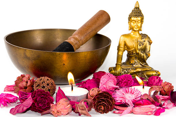 istock Tibetan bowl and Buddha 478930709