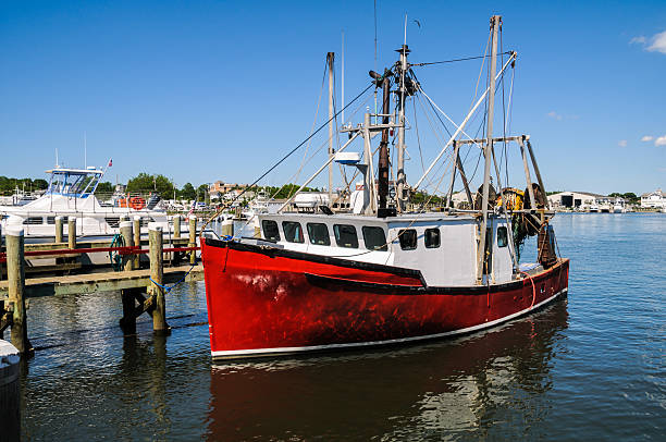 istock Red Fishing Trawler 478938910
