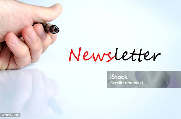 Newsletter Concept Stock Photo - Download Image Now - 2015, Article, Business