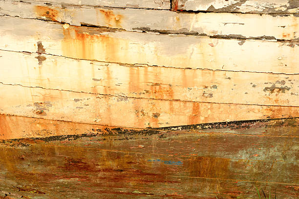 istock Old painted wooden planks 478945658