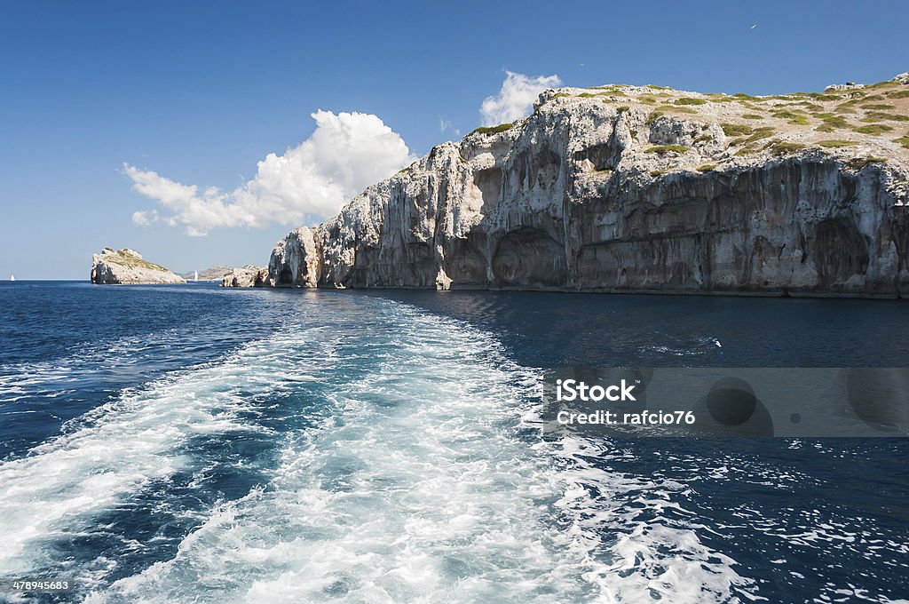 Isola in mare, incoronate Parco nazionale, Croazia - Foto stock royalty-free di Adagiarsi