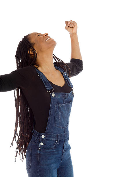 istock Model happy successful arms in the air 478948276