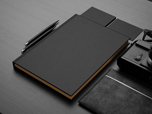 istock Set of black mock up. 3d render 478955950