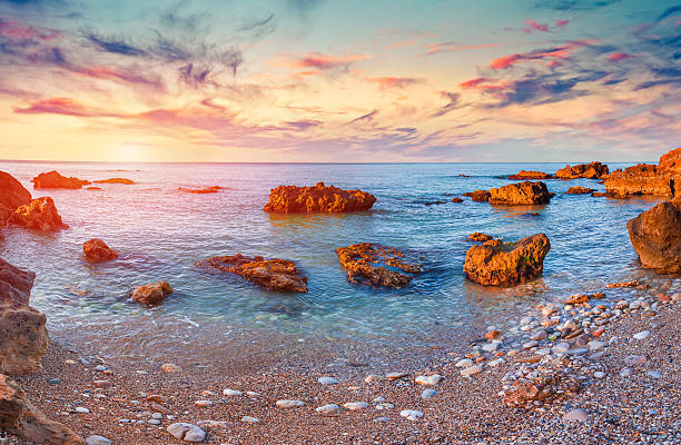 istock Colorful spring sunrise on the Mediterranean sea, 478966244