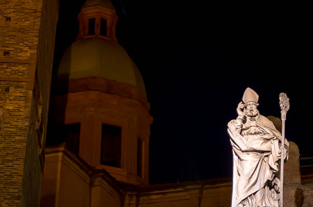 istock San Petronio white statue under two towers in Bologna 478966414