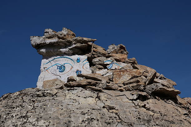 istock Stupa damaged by the latest earthquake in Nepal 478966476