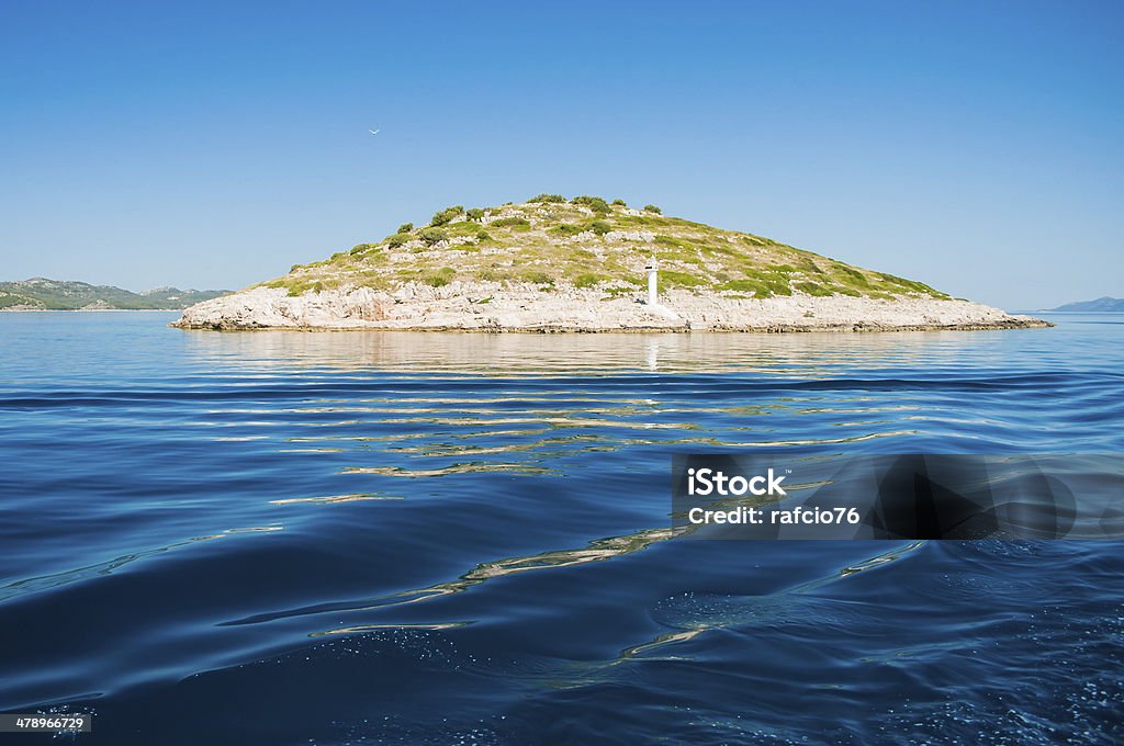 Ilha no mar, Kornati Parque nacional, Croácia - Royalty-free Ao Ar Livre Foto de stock