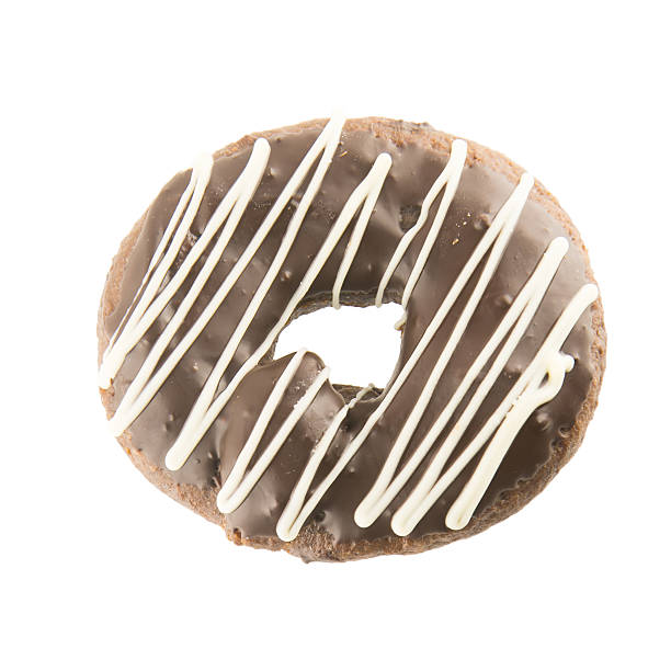 istock Donut strawberry chocolate milk isolated on a White Background 478970938