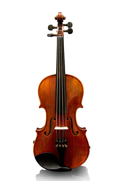 istock Studio isolated red, brown violin - Stock image 478975640