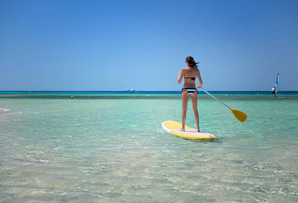 istock Woman Stand Up Paddling (SUP) 478978760