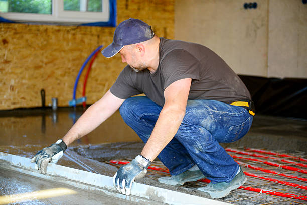 istock Warm water floor,pouring concrete floor 478979088
