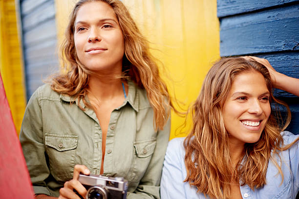 Shot of twin sisters enjoying their summer holidayhttp://195.154.178.81/DATA/i_collage/pu/shoots/804715.jpg