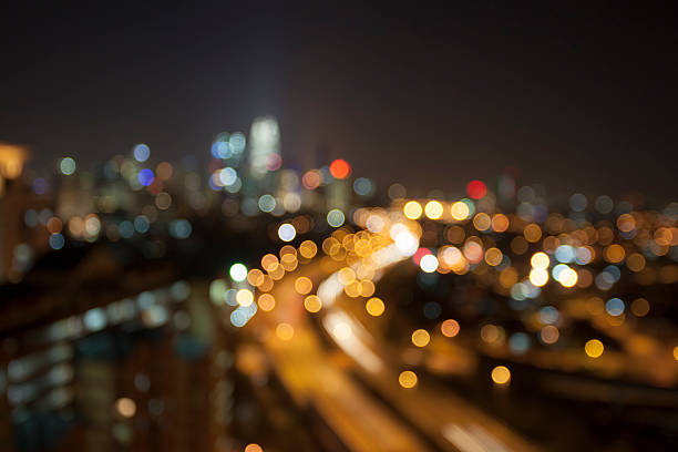 istock Ampang Kuala Lumpur City Skyline at Night Blurred Background 478983557