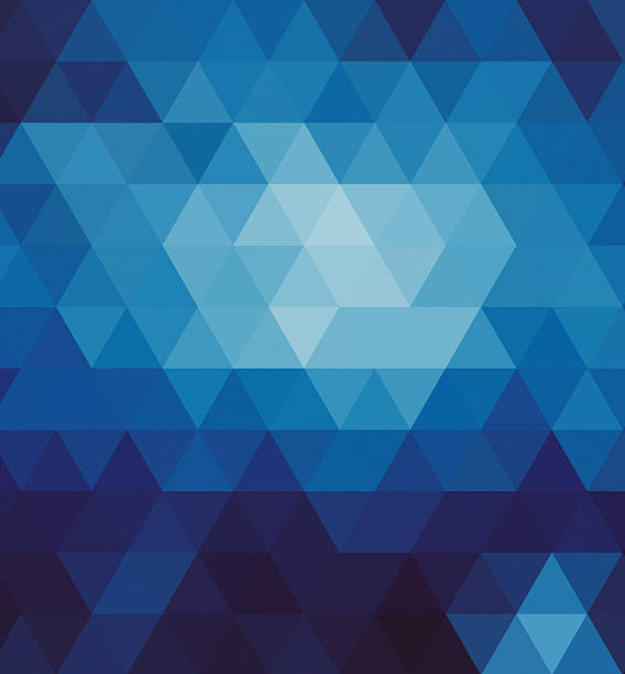 Abstract blue geometric background Abstract blue geometric background. 21st century stock illustrations