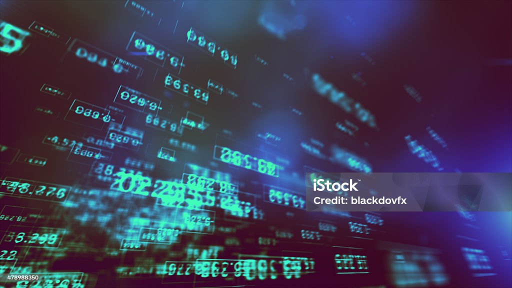 Digital Data Code Example Data Code Digital Technology Stock Photo - Download Image Now - Coding ...