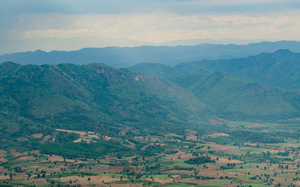 istock Hill and cloud with rain in thailand 478991152