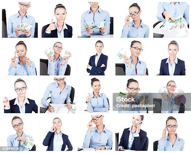 Businesscollage Stockfoto und mehr Bilder von 2015 - 2015, Arbeiten, Attraktive Frau