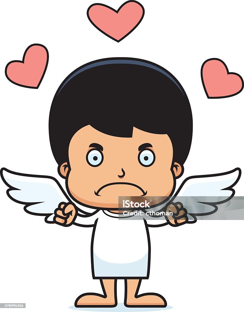 Cartoon Angry Cupid Boy Stock Illustration - Download Image Now - 2015,  Anger, Animal Body Part - iStock
