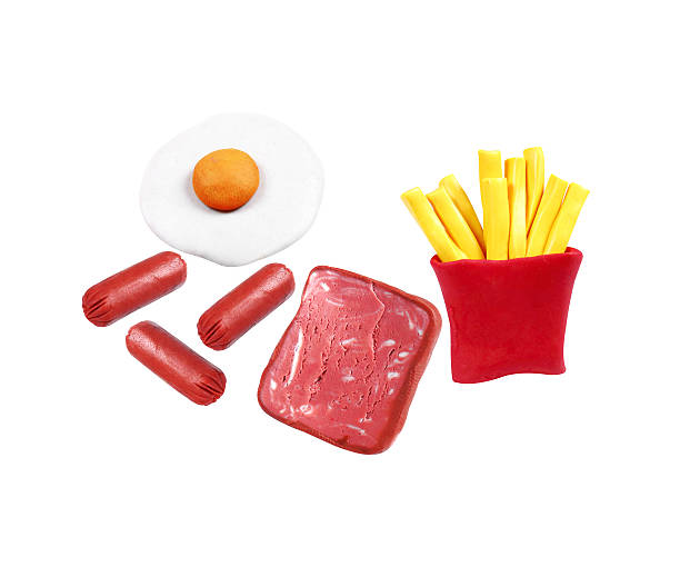 istock miniature breakfast model from japanese clay 479008492