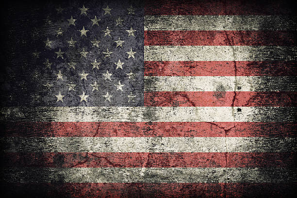 istock United States flag pattern on dirty old concrete wall texture 479013178