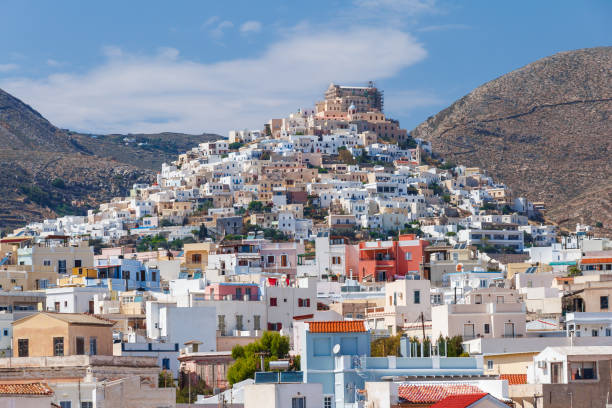 istock Ermoupolis at Syros island in Greece 479014687