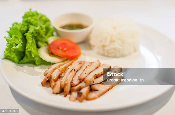 Pork Adobo With Rice Stock Photo - Download Image Now - Asian Culture, Crockery, Dinner