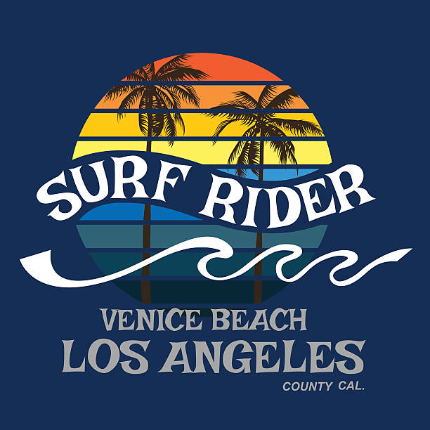 Surf Rider California 50+ American College Blackboard Silhouette Stock Photos, Pictures ...