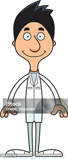 Cartoon Smiling Doctor Man Stock Illustration - Download Image Now - 2015, Adult, Adults Only