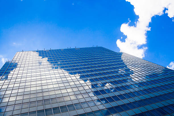 istock Abstract building. blue glass wall of skyscraper 479020121