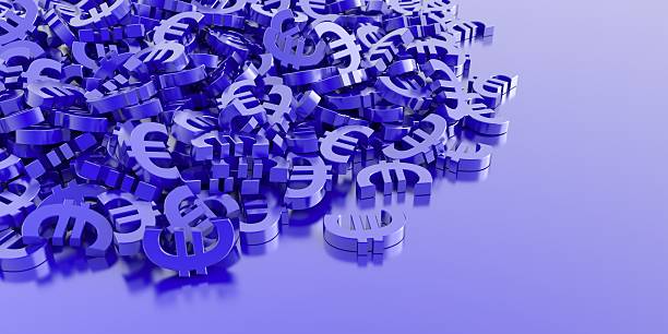Euro currency background stock photo